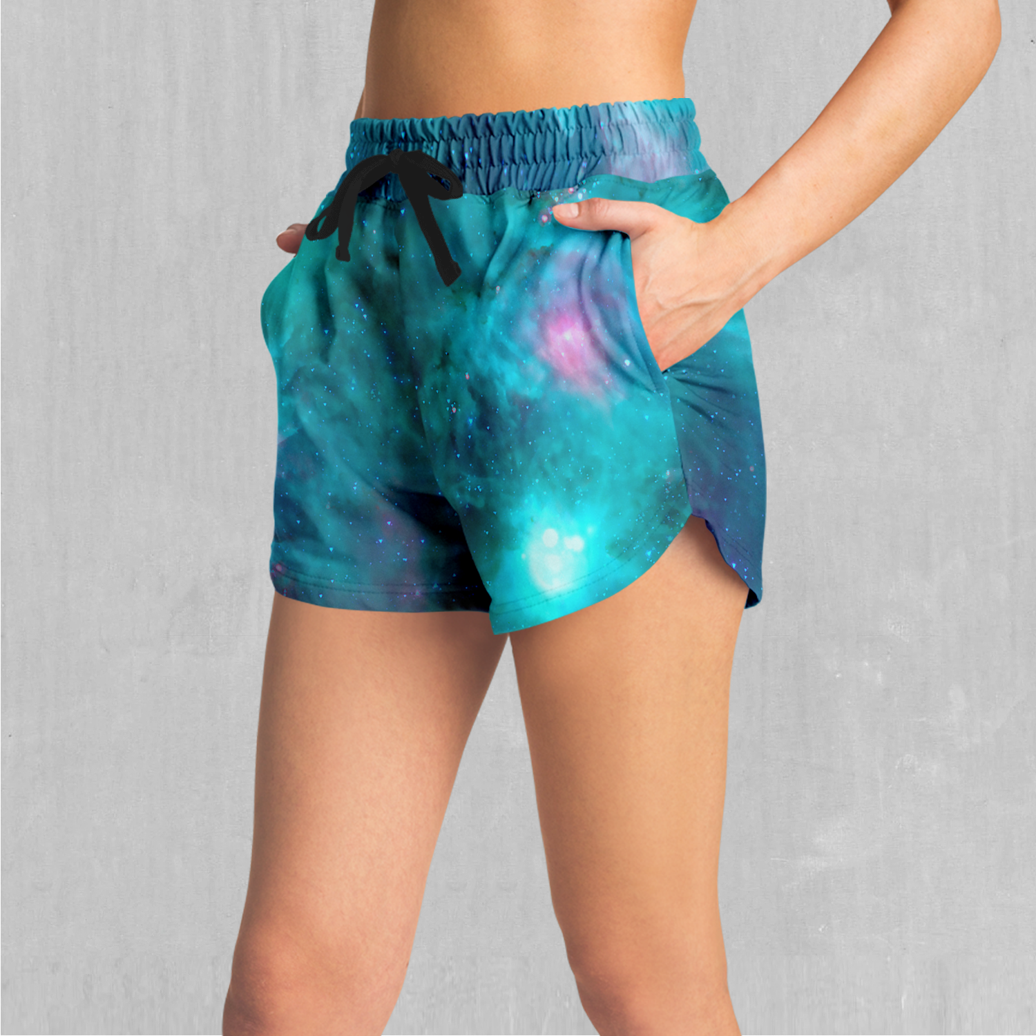 Galaxy Aurora Women's Shorts