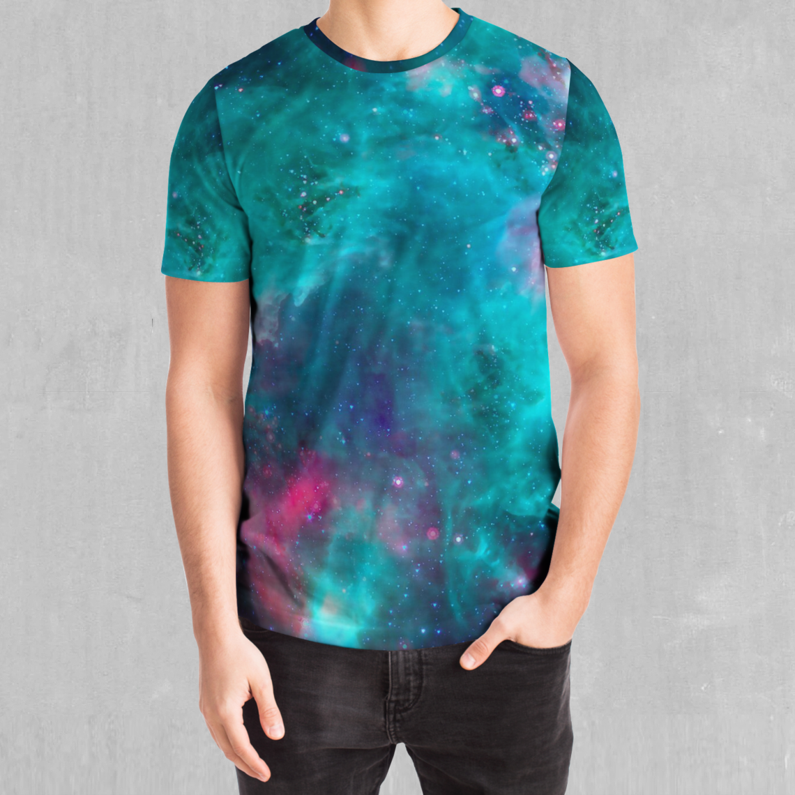 Galaxy Aurora Outer Space Nebula EDM Rave Festival All Over Print