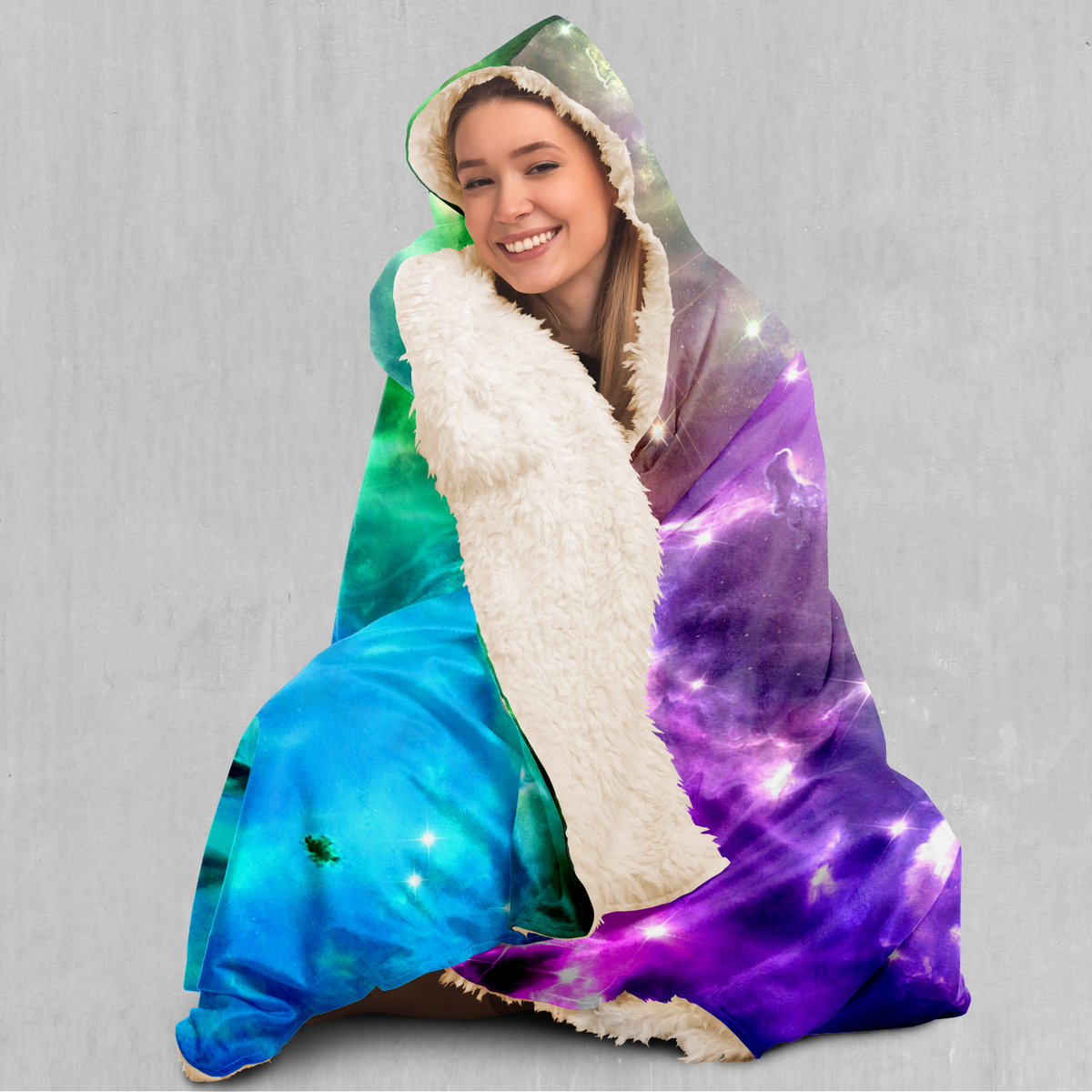 Galaxy Slam Hooded Blanket