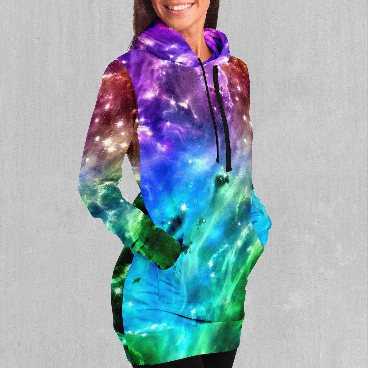 Galaxy Slam Hoodie Dress
