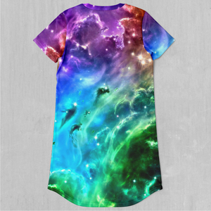 Galaxy Slam T-Shirt Dress