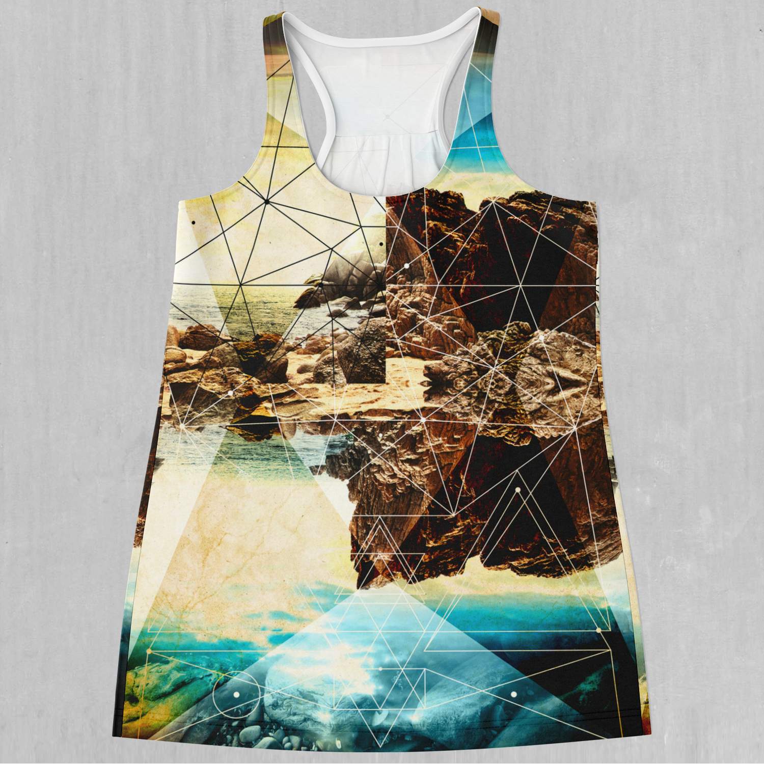 Geometric Shores Women's Tank Top