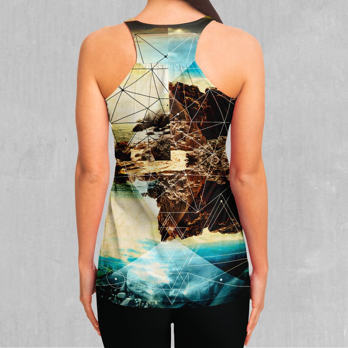 Geometric Shores Women's Tank Top