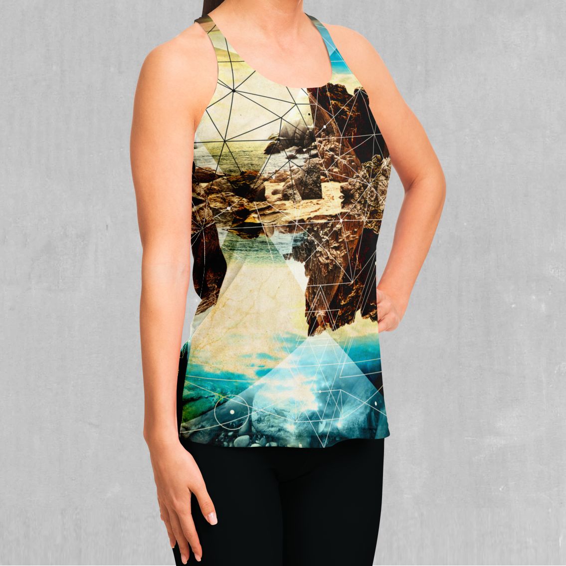 Geometric Shores Women's Tank Top