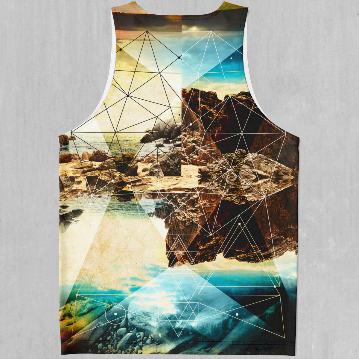 Geometric Shores Men's Tank Top