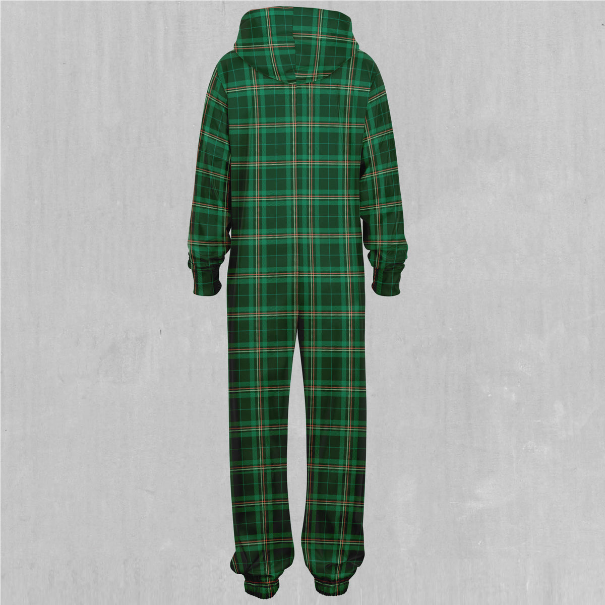 Green Plaid Jumpsuit