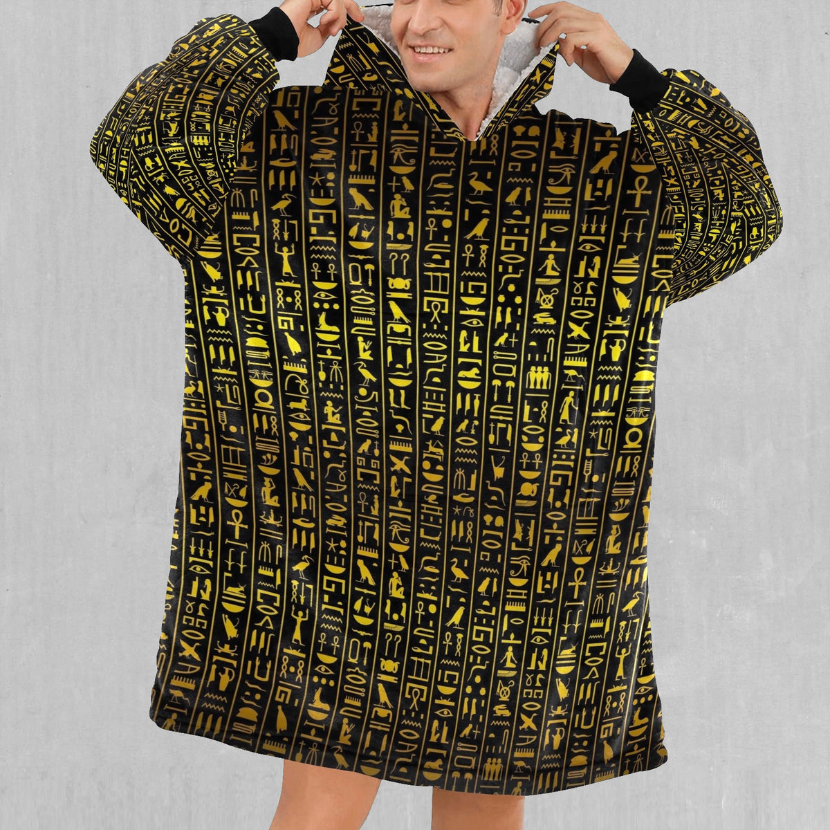 Hieroglyphics Blanket Hoodie