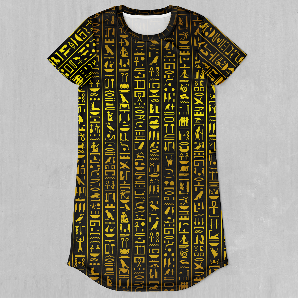 Hieroglyphics T-Shirt Dress