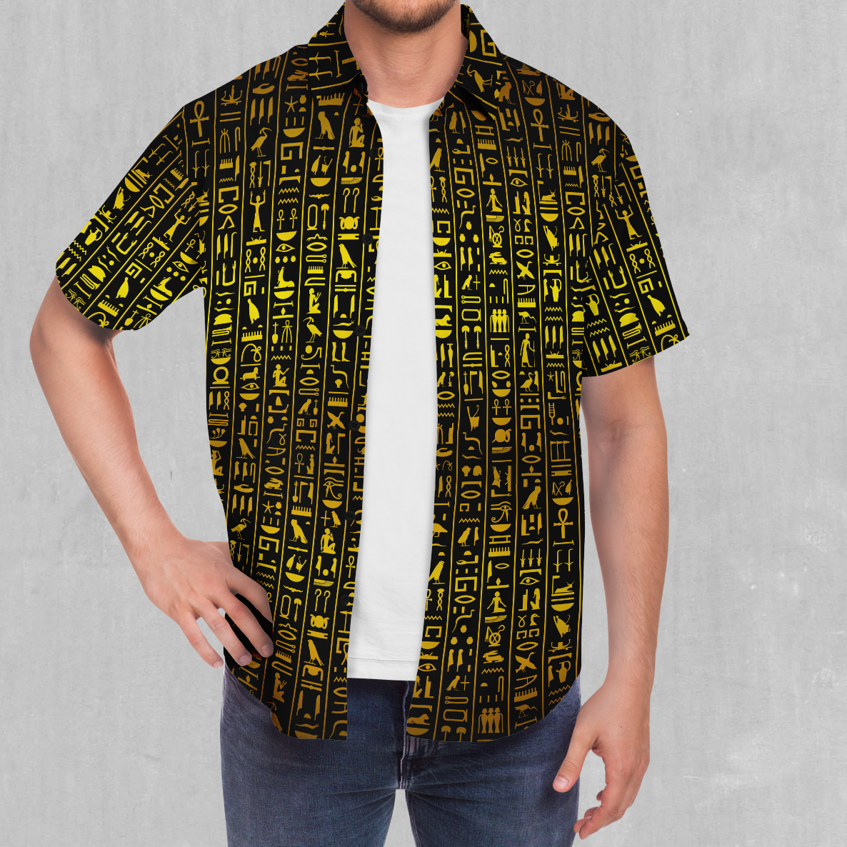Hieroglyphics Button Down Shirt