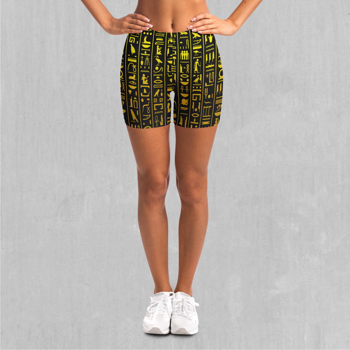 Hieroglyphics Yoga Shorts