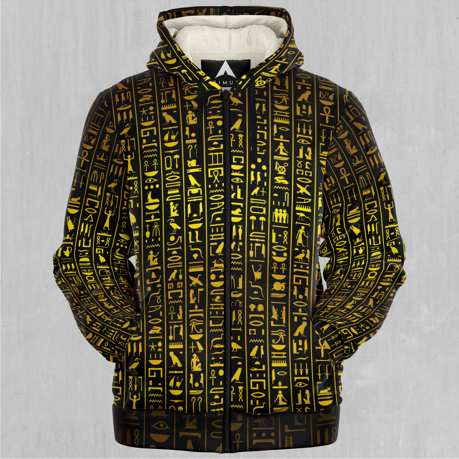 Hieroglyphics Sherpa Hoodie