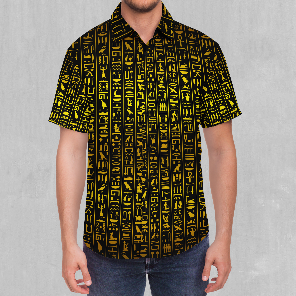 Hieroglyphics Button Down Shirt