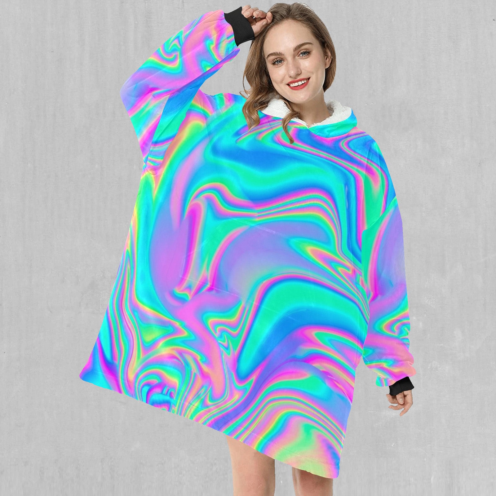 Holographic Blanket Hoodie
