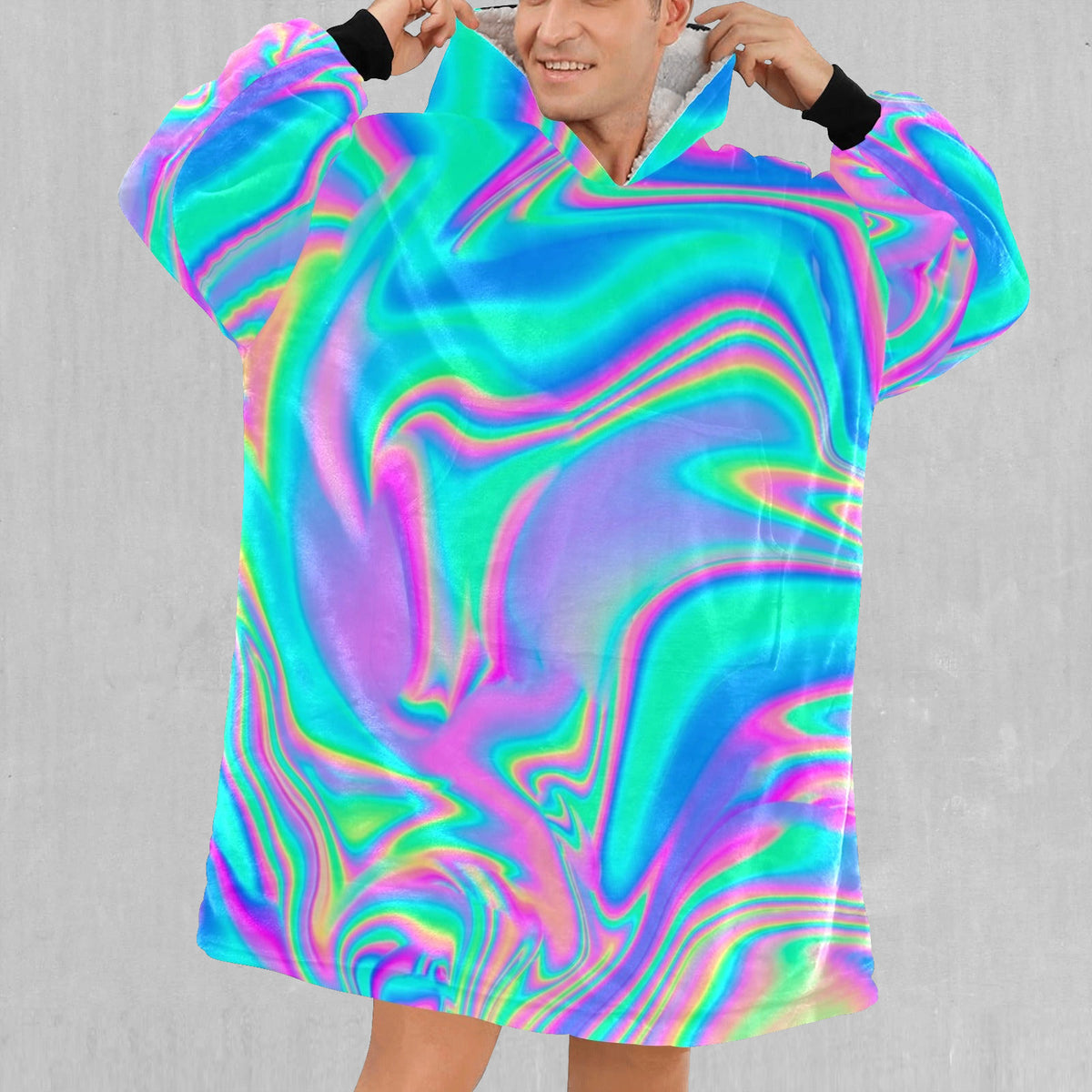 Holographic Blanket Hoodie