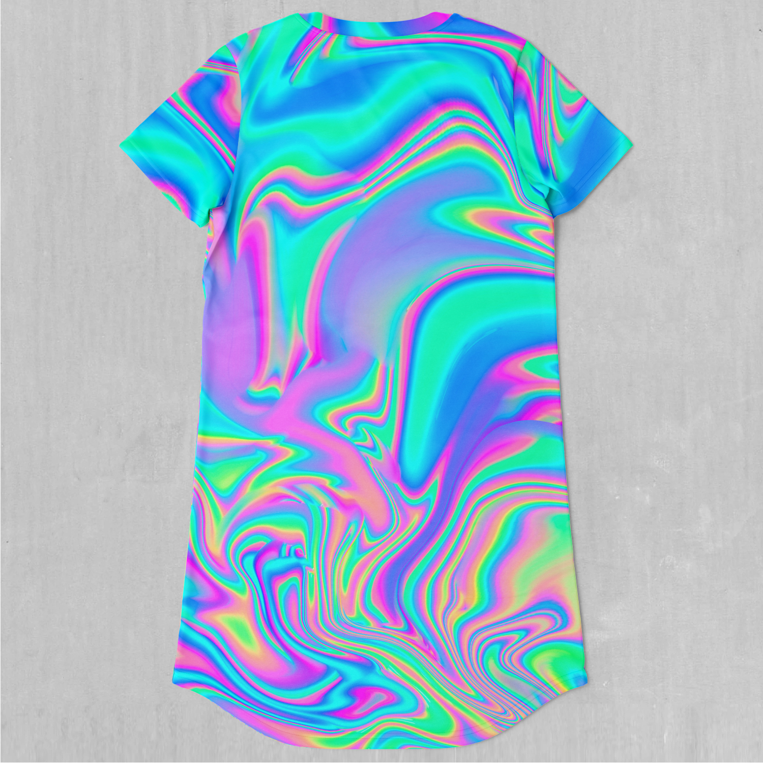 holographic t shirt dress Holographic Mosaic Dress