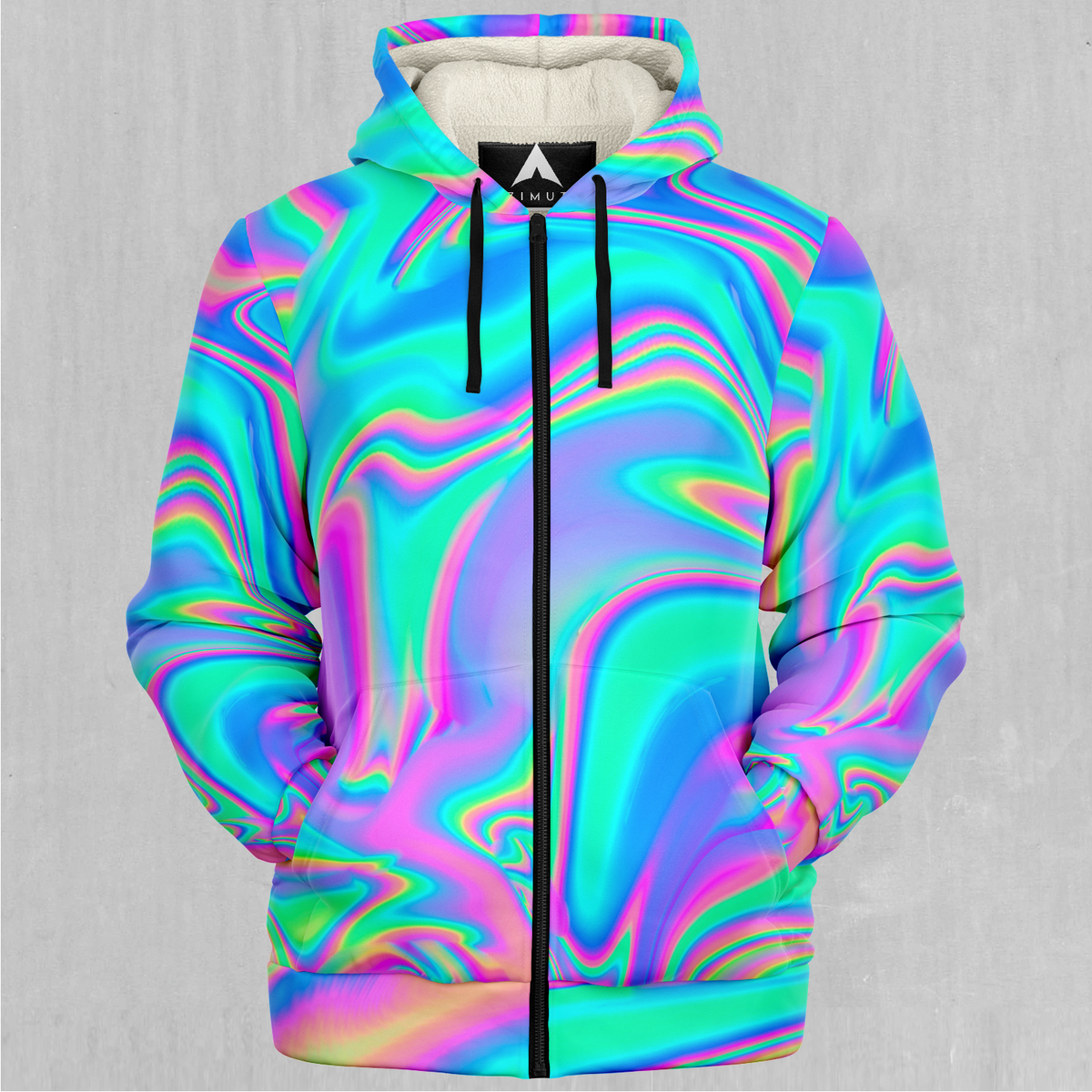 Holographic Sherpa Hoodie