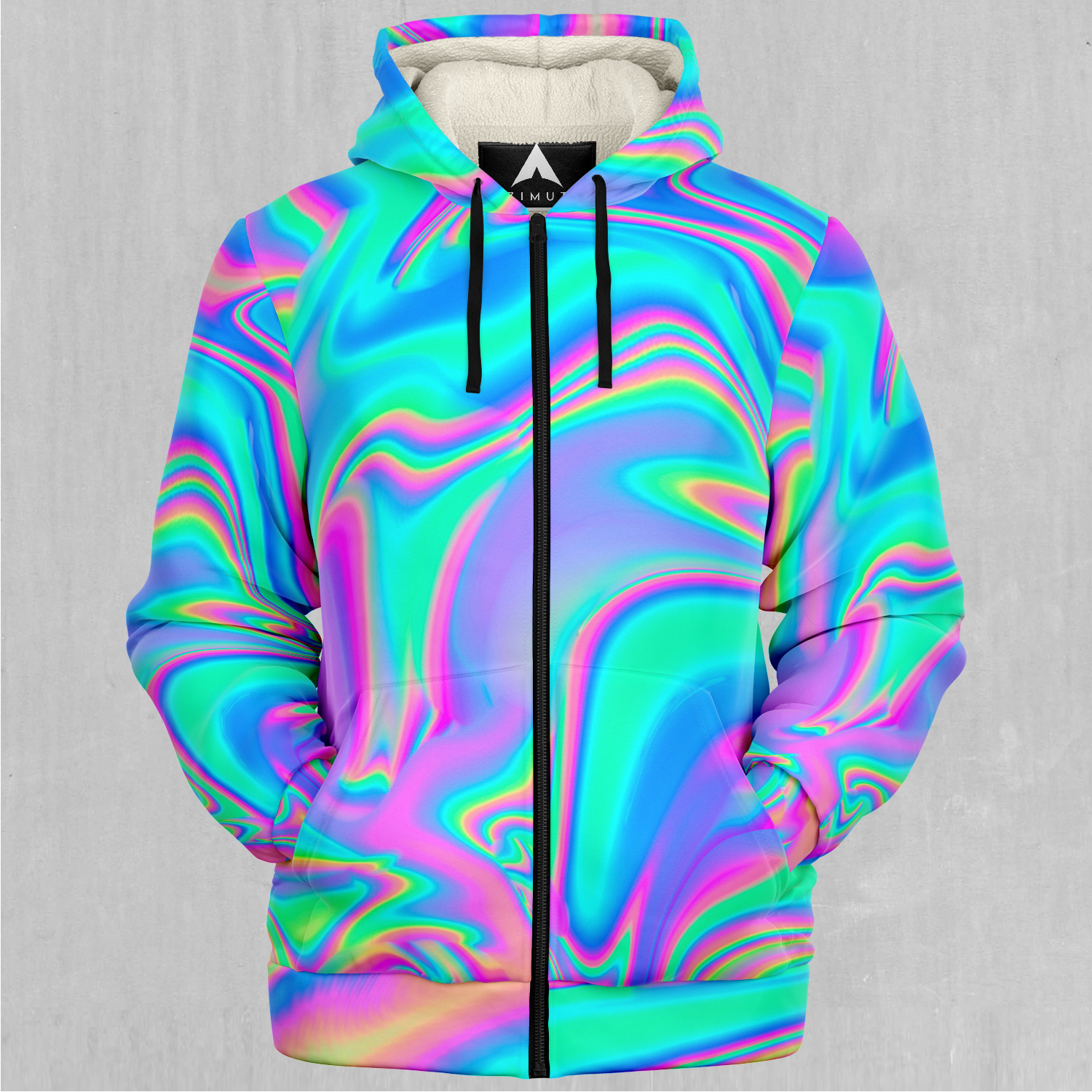 Holographic Sherpa Hoodie