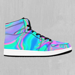 Holographic High Top Sneakers
