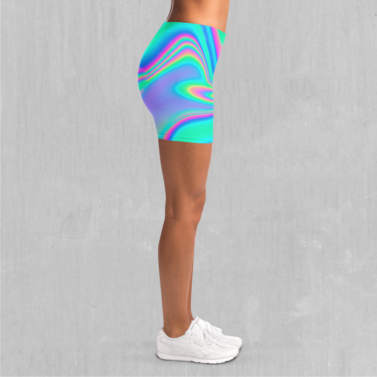 Holographic Yoga Shorts