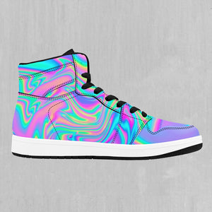 Holographic High Top Sneakers