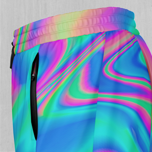 Holographic Men's 2 in 1 Shorts