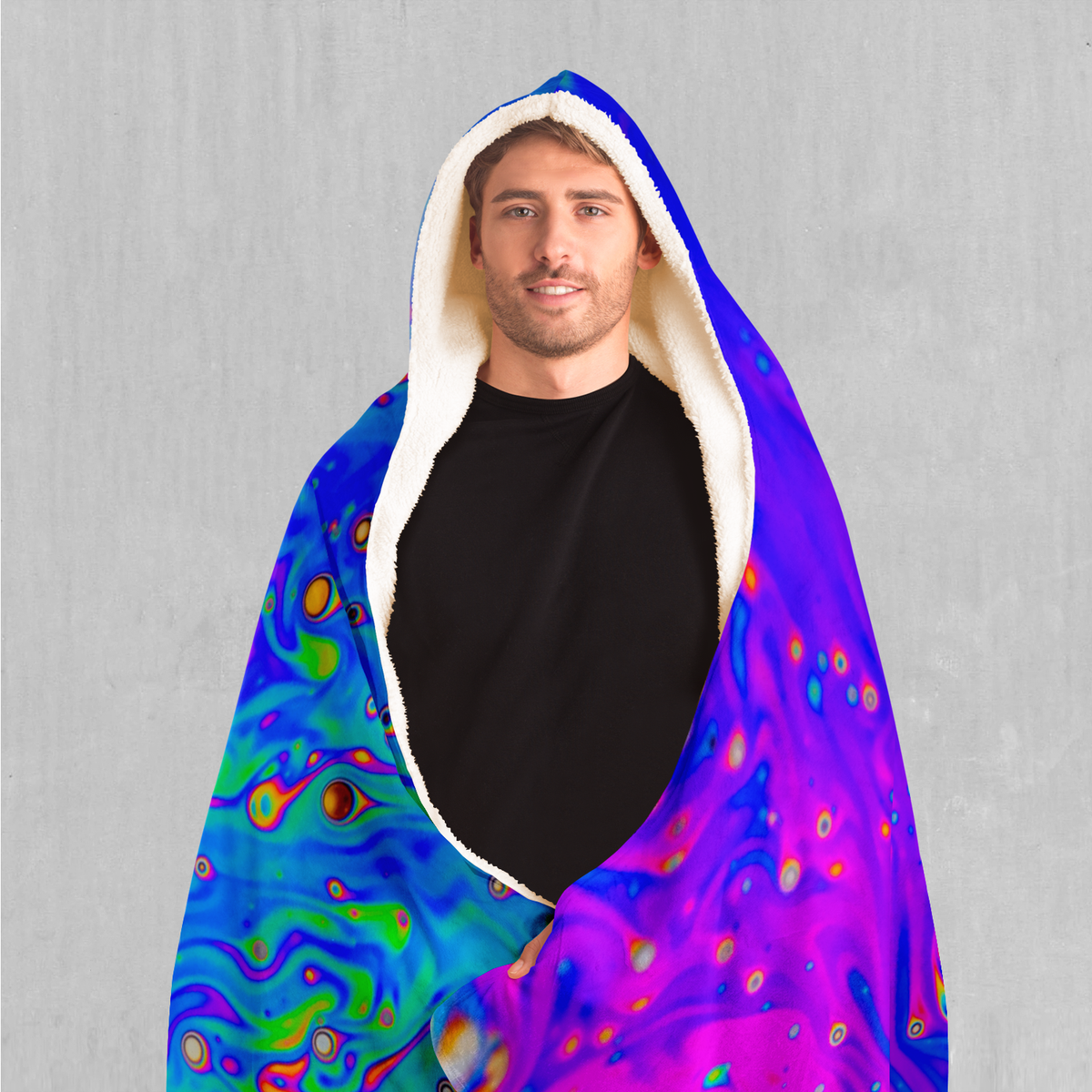 Liquified Hooded Blanket