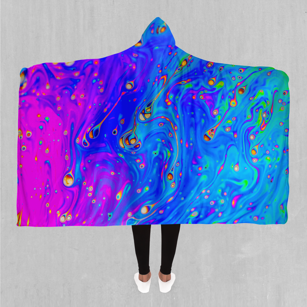 Liquified Hooded Blanket