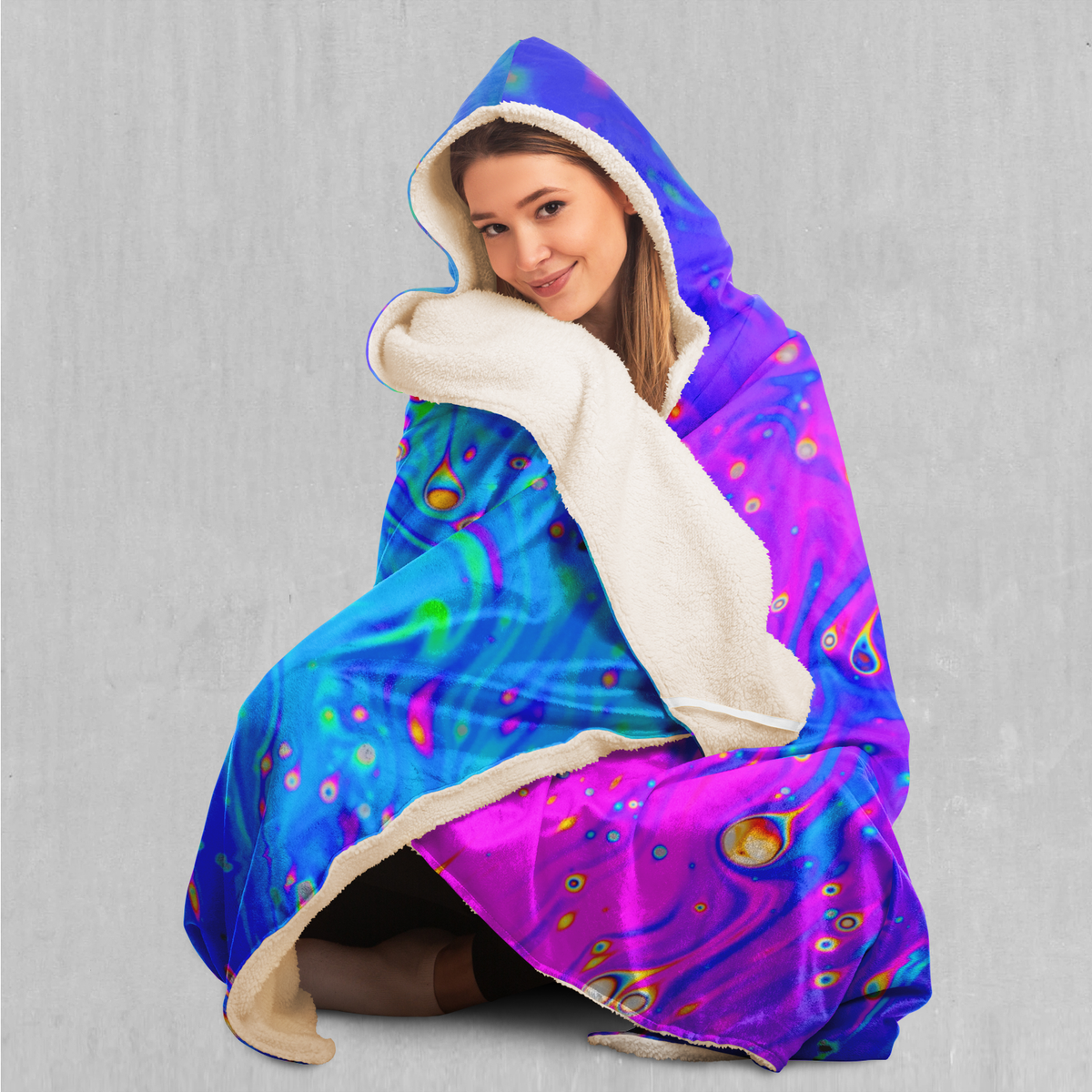 Liquified Hooded Blanket