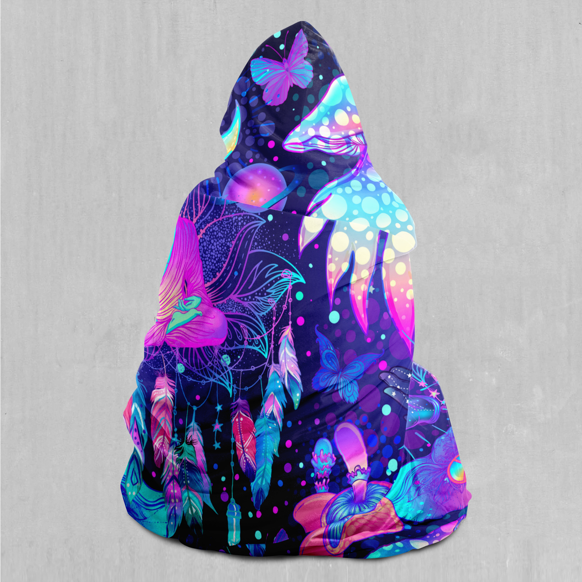 Psycho Luminescence Hooded Blanket