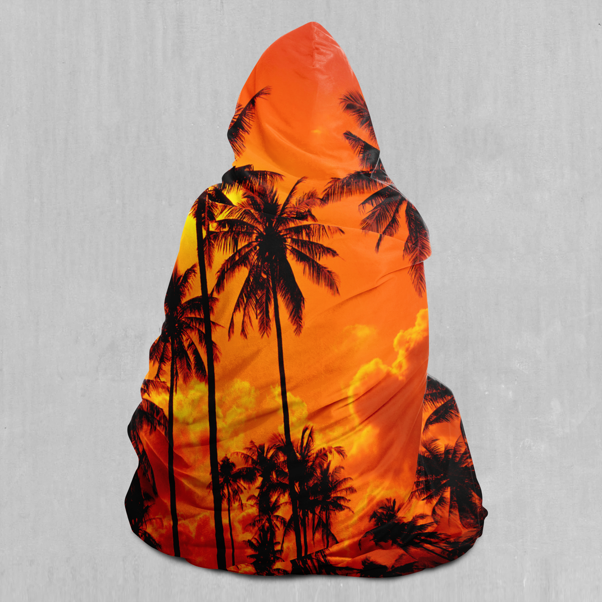 Lush Sunset Hooded Blanket