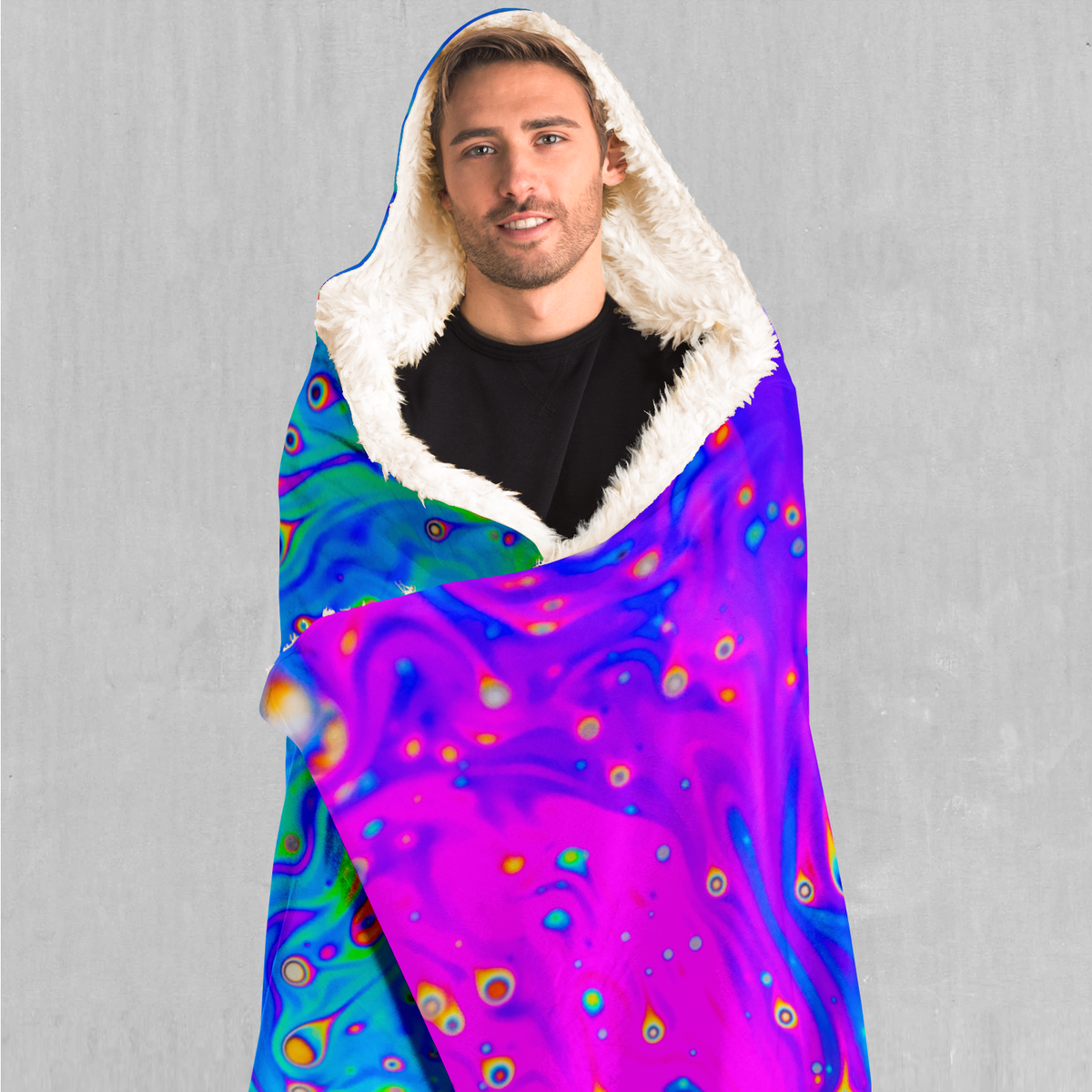 Liquified Hooded Blanket
