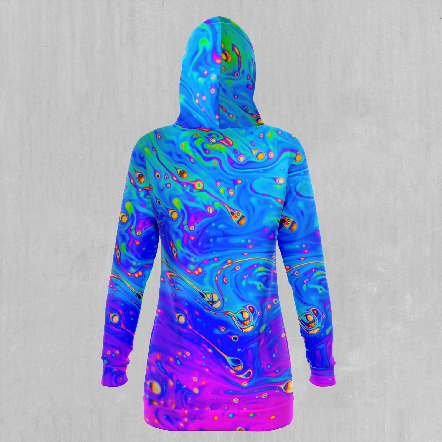 Liquified Hoodie Dress | Festival Hoodie Dress | Dress With Hood | - Azimuth Clothing Liquified Hoodie Dress | Festival Hoodie Dress | Dress With Hood | - Azimuth Clothing