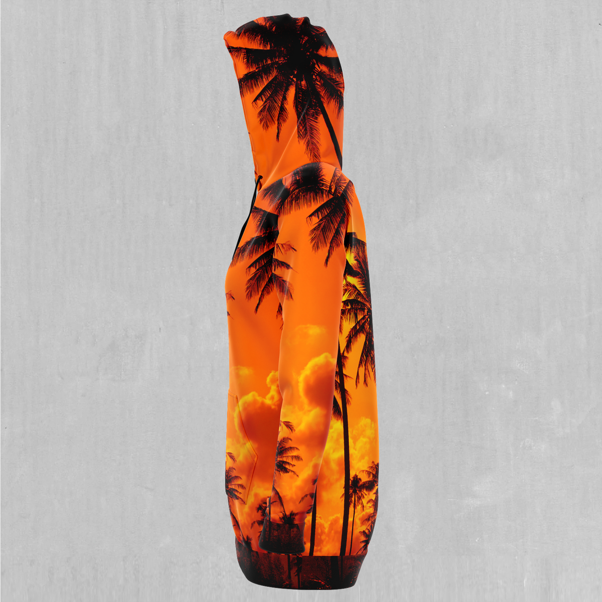 Lush Sunset Hoodie Dress