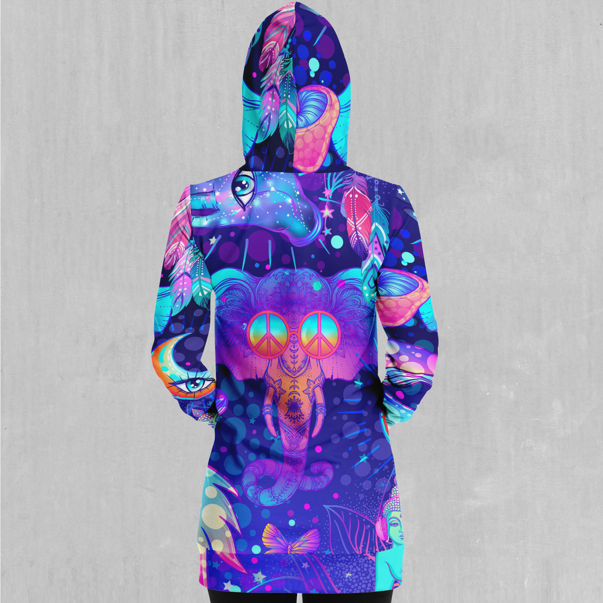 Psycho Luminescence Hoodie Dress