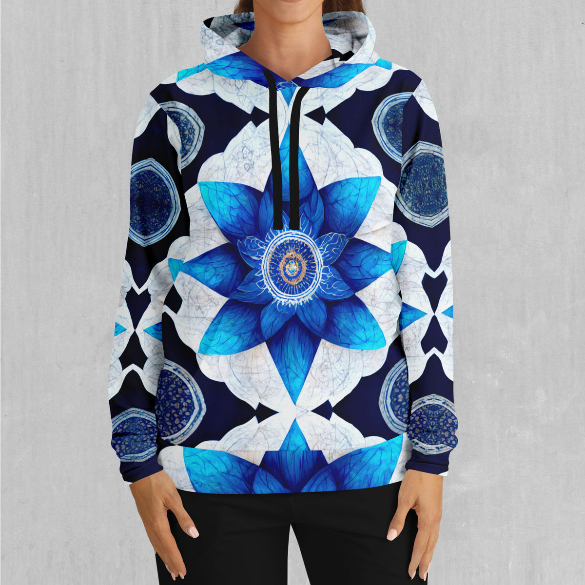 Delphinium Mandala Hoodie