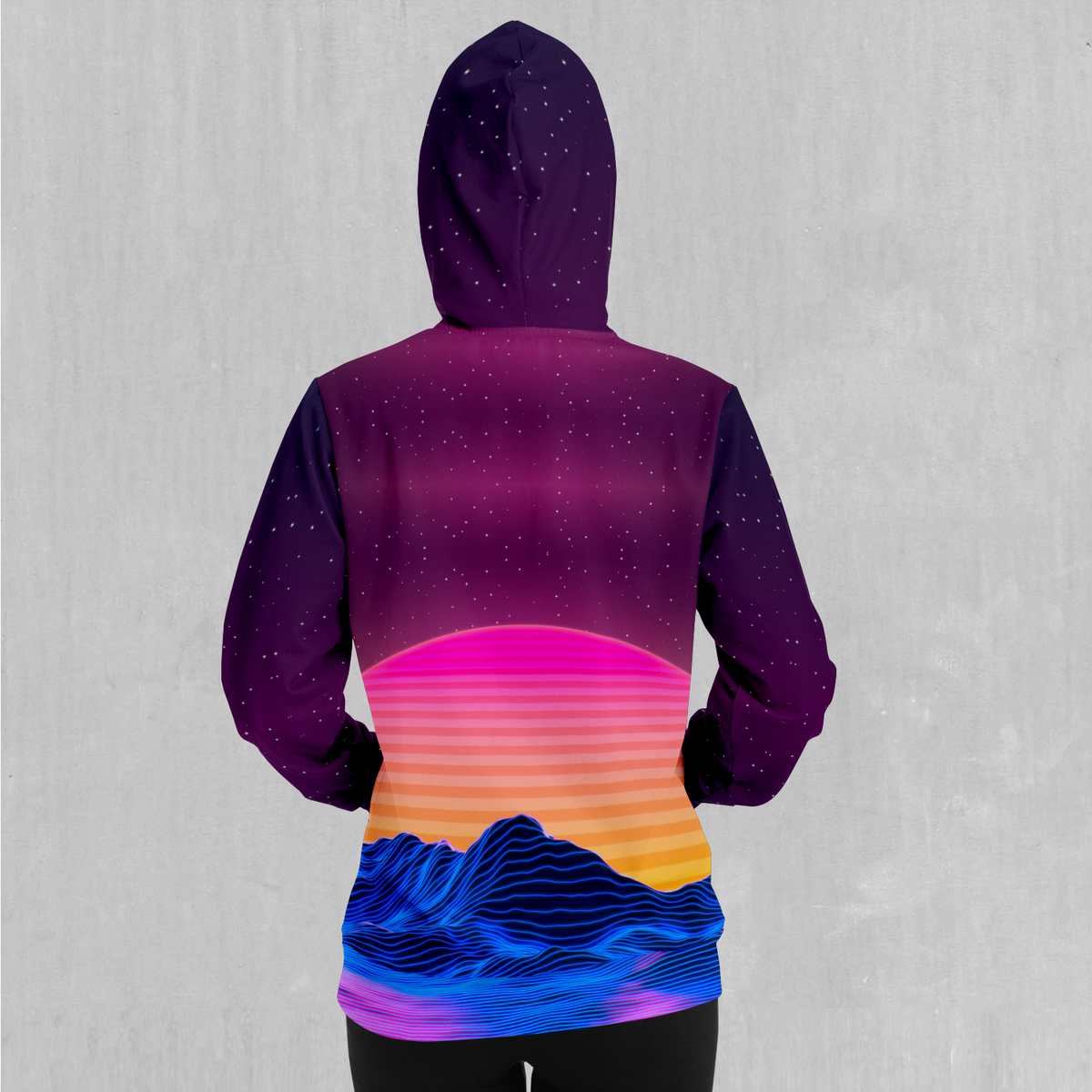 Radial Glow Hoodie