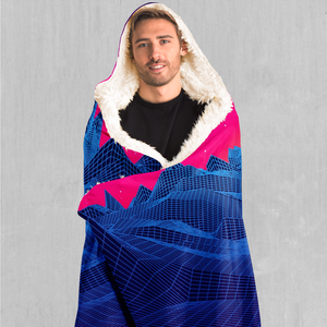 Into The Sunset Hooded Blanket