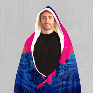 Into The Sunset Hooded Blanket