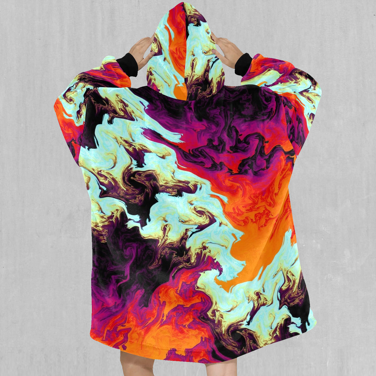 Lava Bath Blanket Hoodie
