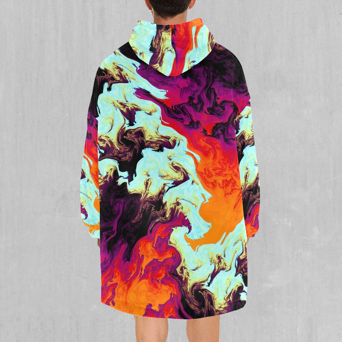 Lava Bath Blanket Hoodie