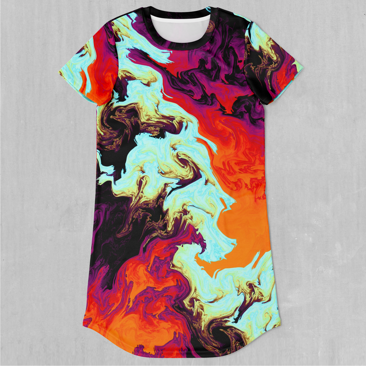 Lava Bath T-Shirt Dress