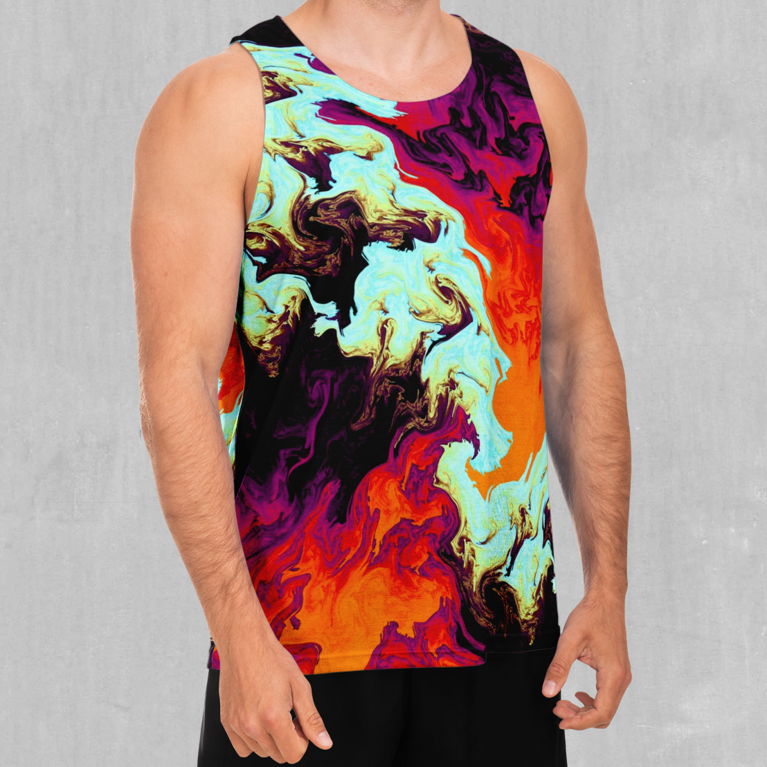 Lava Bath Men's Tank Top - Azimuth Clothing