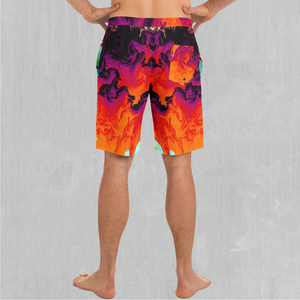 Lava Bath Board Shorts