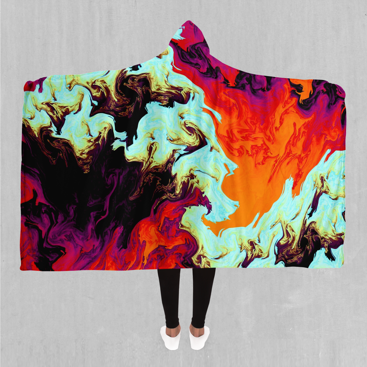 Lava Bath Hooded Blanket - Azimuth Clothing