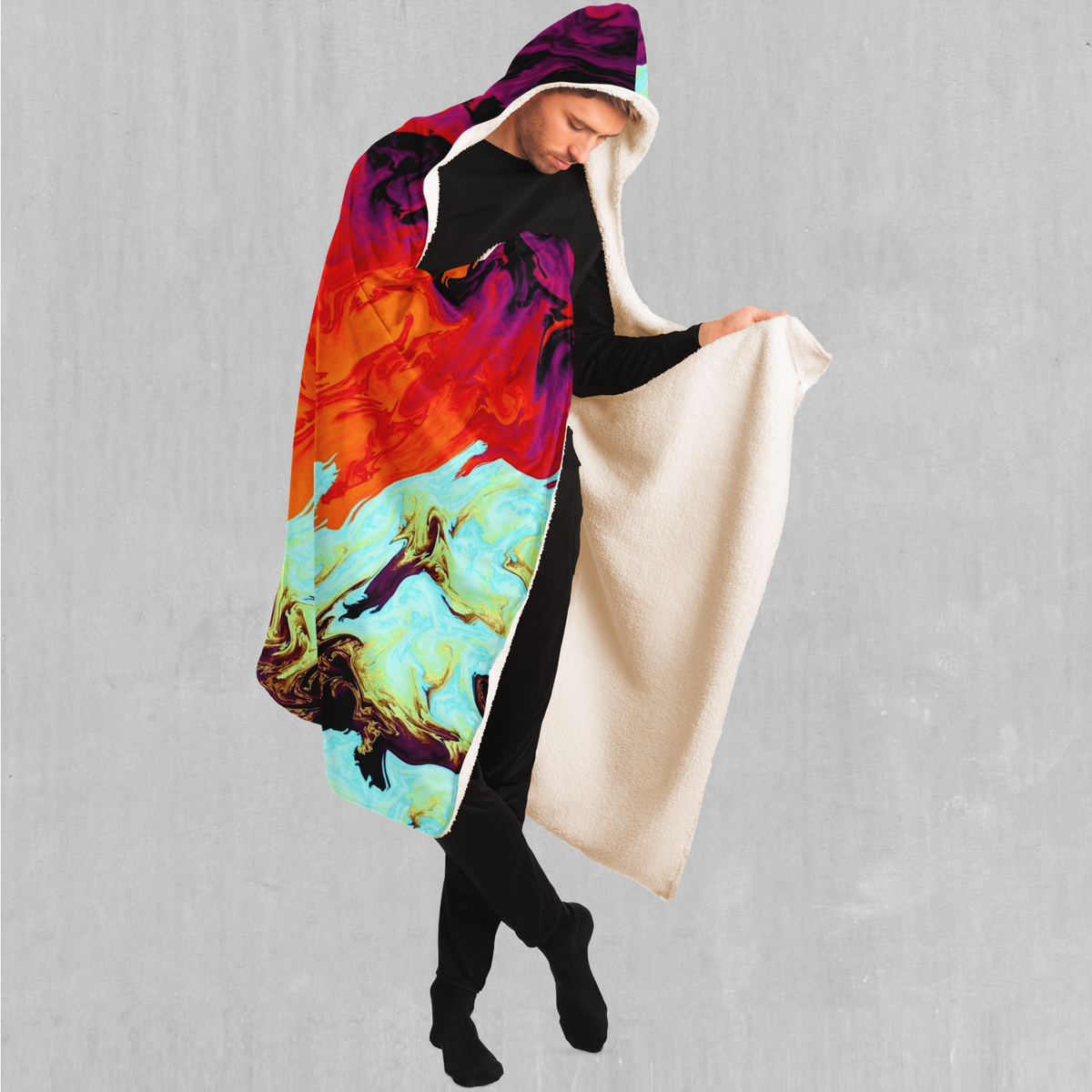Lava Bath Hooded Blanket - Azimuth Clothing