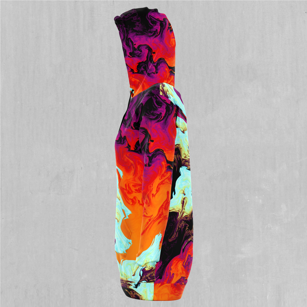 Lava Bath Hoodie Dress