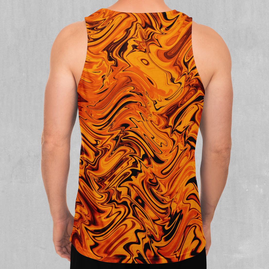 Lava Flow Men's Tank Top - Azimuth Clothing
