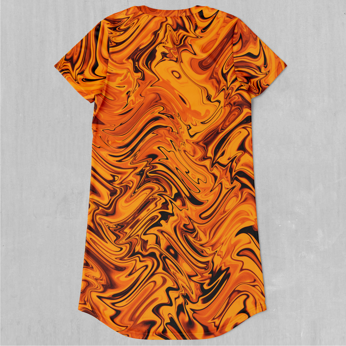 Lava Flow T-Shirt Dress