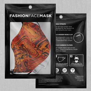 Lava Flow Face Mask - Azimuth Clothing