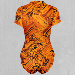 Lava Flow Short Sleeve Bodysuit